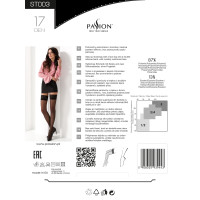 Тонкі панчохи Passion ST003 3/4 Чорні Тонкі панчохи Passion ST003 3/4 Чорні