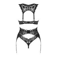 Obsessive Donna Dream 3-pcs set черный XL/2XL