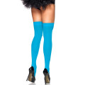 Щільні неонові панчохи Leg Avenue Nylon Thigh Highs Neon Blue one size