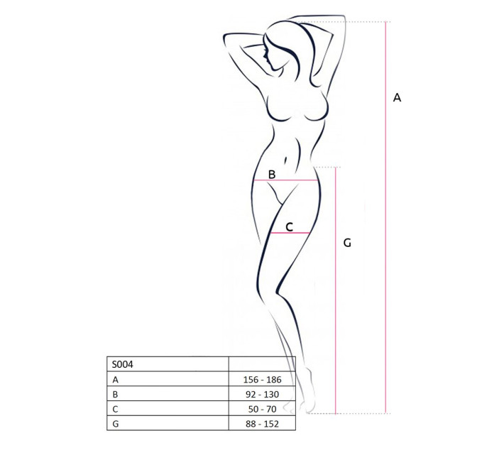 Еротичні колготки Passion S004 Білі S/M/L