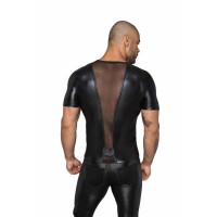 Футболка с мокрым эффектом Noir Handmade H056 Men's T-shirt made of powerwetlook, S