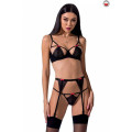 Комплект білизни Passion PERDITA SET Чорний L/XL