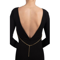 Золотистий ланцюжок для бюста Bijoux Pour Toi – Elena Gold зі стразами Золотистий ланцюжок для бюста Bijoux Pour Toi – Elena Gold зі стразами