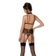 Корсет с открытой грудью Passion DOMINICA CORSET black S/M