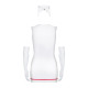 Эротический костюм медсестры Obsessive Emergency dress белый S/M