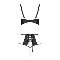 Комплект белья Passion TASMINA SET black S/M