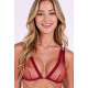 Комплект Passion BELISSANA SET burgundy XL