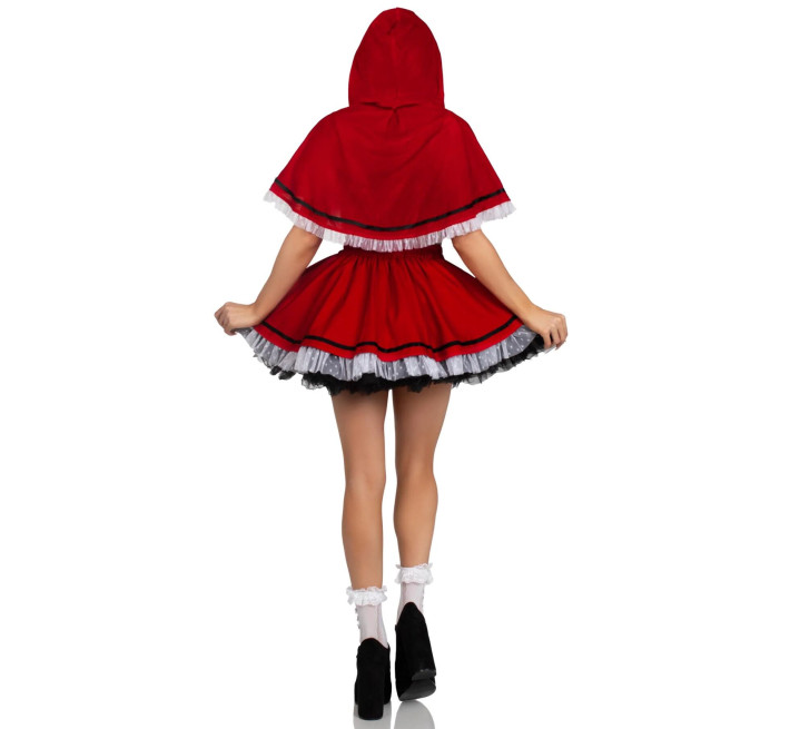 Костюм Красной Шапочки Leg Avenue Flirty Miss Red Top and Skirt M