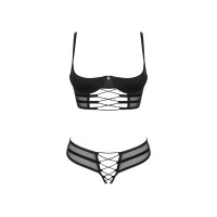 Комплект Obsessive Roxelia 2-pcs crotchless set M/L