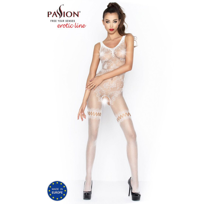 Бодистокинг Passion BS045 S/XL Белый