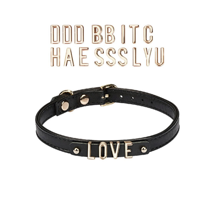 Чокер Liebe Seele DIY Choker with 21 Removable Letters