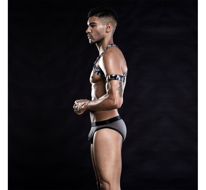 Чоловічий еротичний костюм з портупеєю JSY Дикий Джеймс Чорний S/M