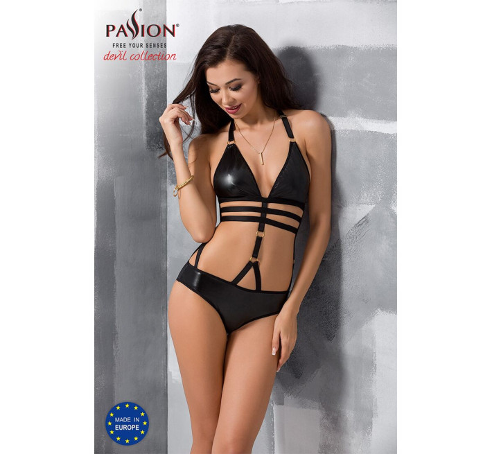 Боді монокіні Passion під латекс LAMIS BODY Чорнек S/M