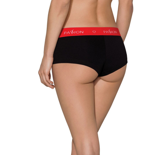 Трусики-шортики Passion PS003 PANTIES L, black