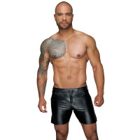 Чоловічі шорти з мокрим ефектом Noir Handmade H061 Powerwetlook shorts, L