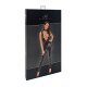 Комбинезон Noir Handmade F298 Libido, XL, под латекс, кружевной верх, чокер, съемные бусы, доступ