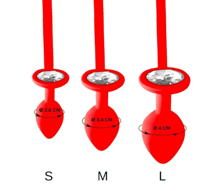 Мужские трусы XS-2XL с силиконовой анальной пробкой Art of Sex - Joni plug panties size L Red