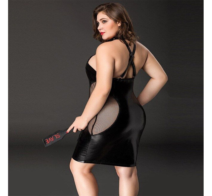 Платье JSY P71139 Черное Plus Size