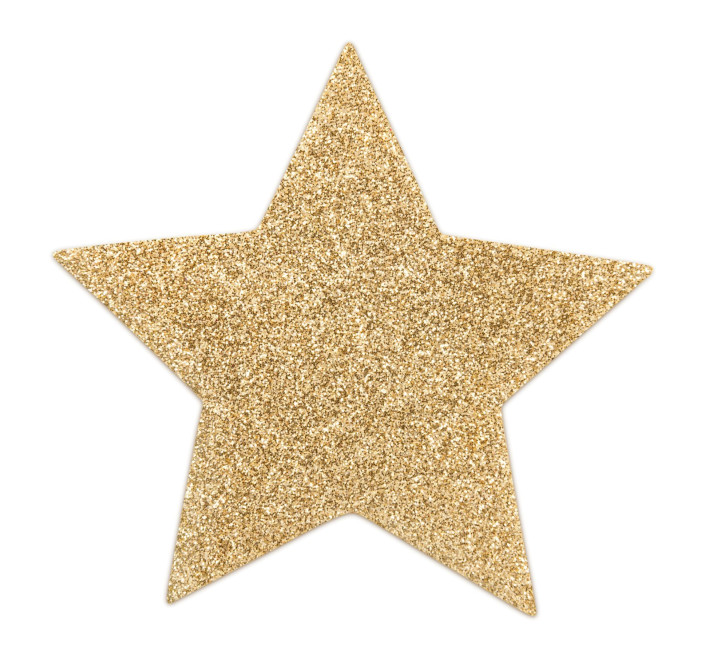 Пэстис стикини Bijoux Indiscrets Flash Star Золотые