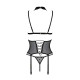 Корсет с открытой грудью Passion DOMINICA CORSET black S/M