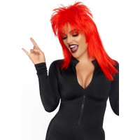 Перука рок-зірки Leg Avenue Unisex rockstar wig Red, унісекс, 53 см Перука рок-зірки Leg Avenue Unisex rockstar wig Red, унісекс, 53 см