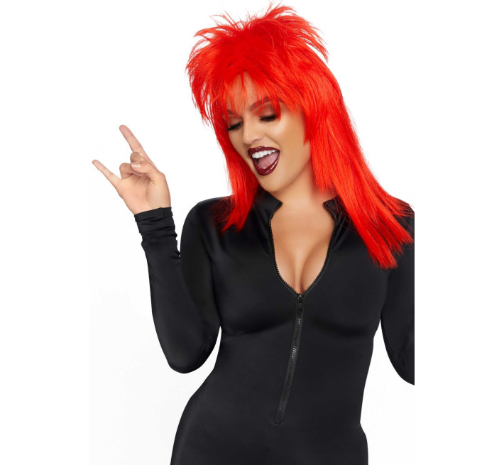 Перука рок-зірки Leg Avenue Unisex rockstar wig Red, унісекс, 53 см