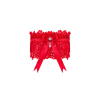 Ажурна підв’язка Obsessive Amor Cherris garter, red Ажурна підв’язка Obsessive Amor Cherris garter, red