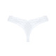 Кружевные танга Obsessive Heavenlly thong белые M/L