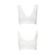 Спортивный топ из эластичного хлопка Passion PS005 TOP L, white