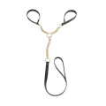 Наручники с поводком Bijoux Indiscrets MAZE T-Restraints Черные