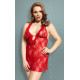 Пеньюар SoftLine Carmen Plus Size XL Червоний