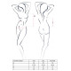 Корсет Passion JUSTINA CORSET L/XL Чорний