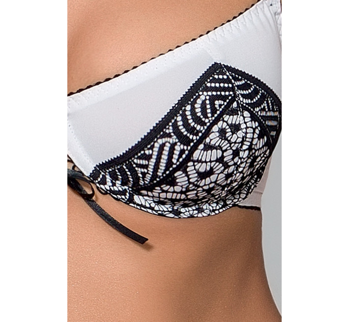Комплект сексуальної білизни Passion SUELO SET XXL/XXXL Білий