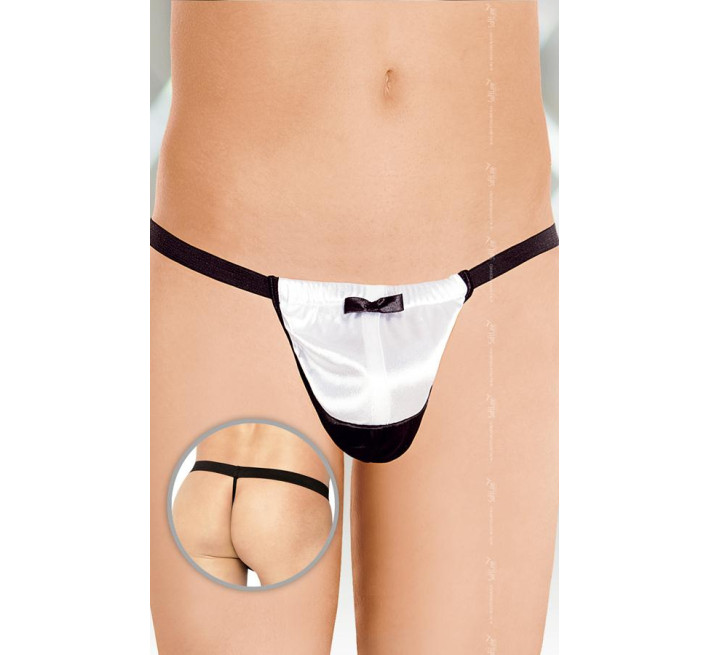 Трусы Softline Джентельмен Thong 4417 Белые S/L