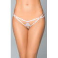 Жіночі стрінги SoftLine G-String 2477 Білі S/M/L