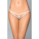 Жіночі стрінги SoftLine G-String 2477 Білі S/M/L