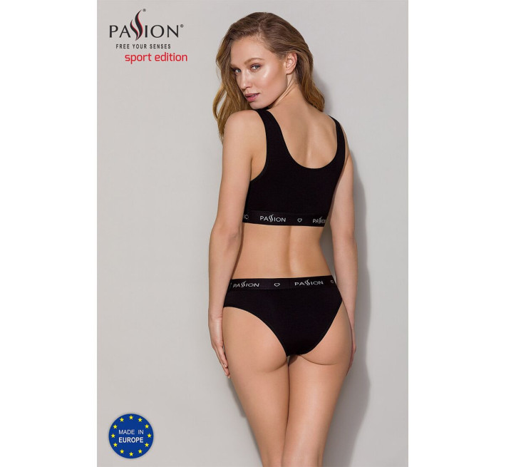 Спортивний топ з широкою резинкою Passion PS004 TOP XL, black