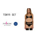 Комплект белья Passion TONYA SET Черный L/XL