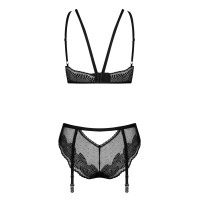 Комплект Obsessive Allastia 2-pcs set black S/M Комплект Obsessive Allastia 2-pcs set black S/M
