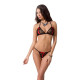 Комплект белья Passion MELISSA BIKINI black L/XL