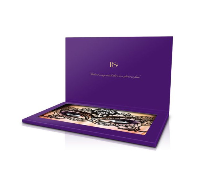 Ажурна маска на обличчя RIANNE S - Masque III зі стрічками-зав'язками