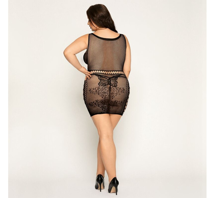 Платье JSY P81168 Черное Plus Size