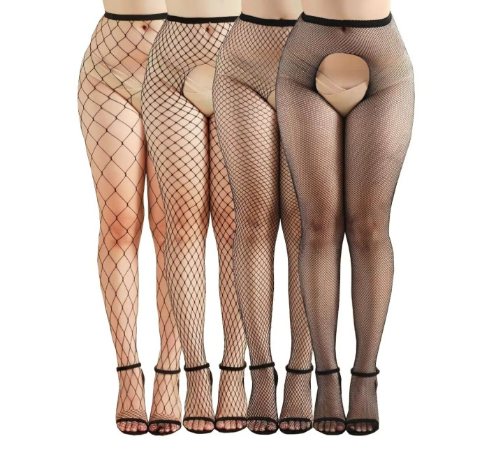 Комплект колготок JSY WW7040-open Black One Size (4 шт)