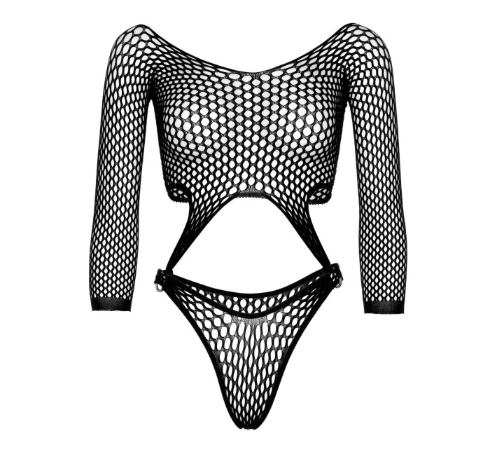 Эротическое боди Leg Avenue Top bodysuit with thong back Black