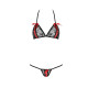 Комплект белья Passion MELISSA BIKINI black L/XL