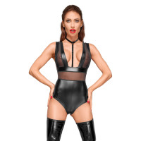 Боди с мокрым эффектом Noir Handmade F183 Powerwetlook body, M