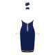 Еротичний костюм стюардеси Obsessive Stewardess uniform блакитний M/L