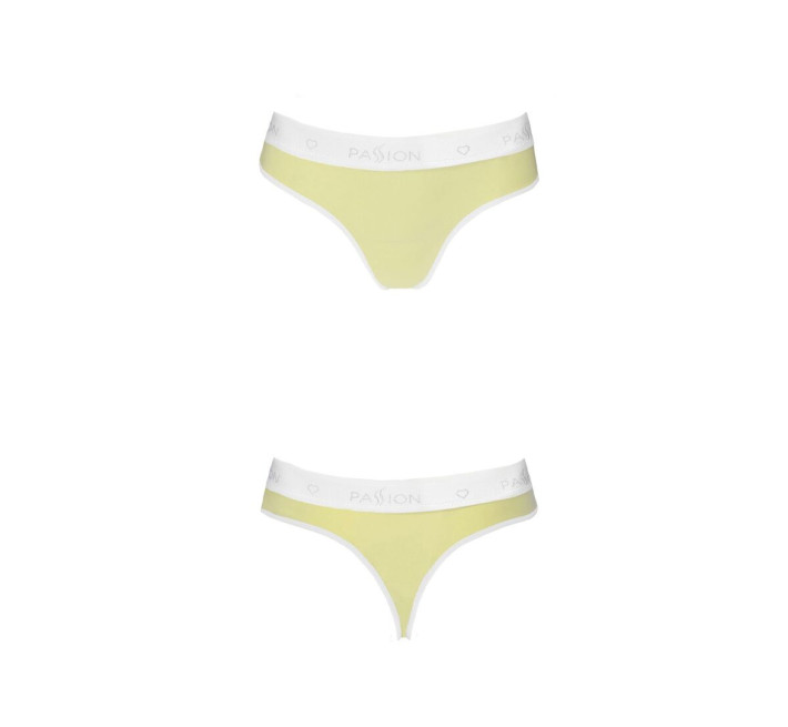 Спортивні трусики-стрінги Passion PS007 PANTIES XL, yellow