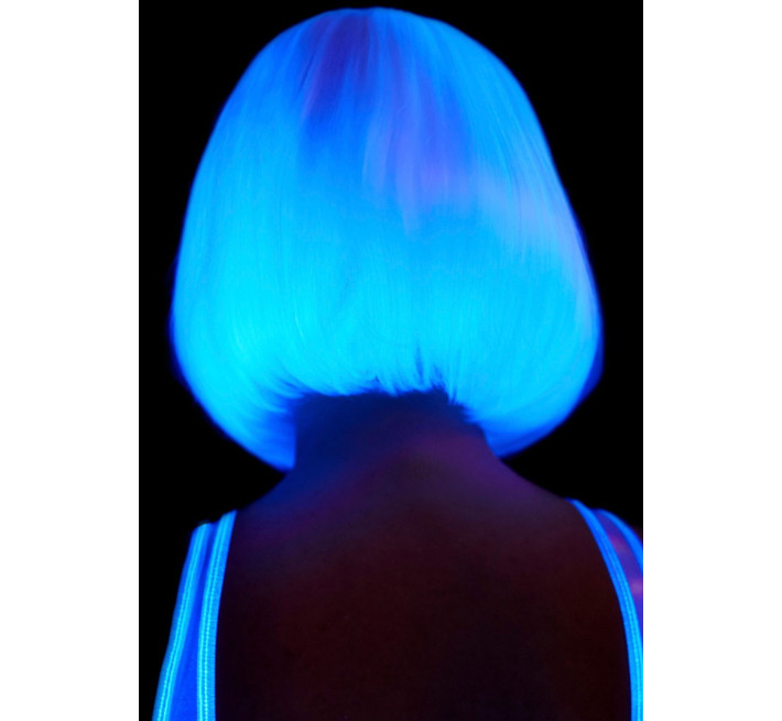 Перука, що світиться в темряві Leg Avenue Pearl short natural bob wig White, коротка, перлинна, 33 с