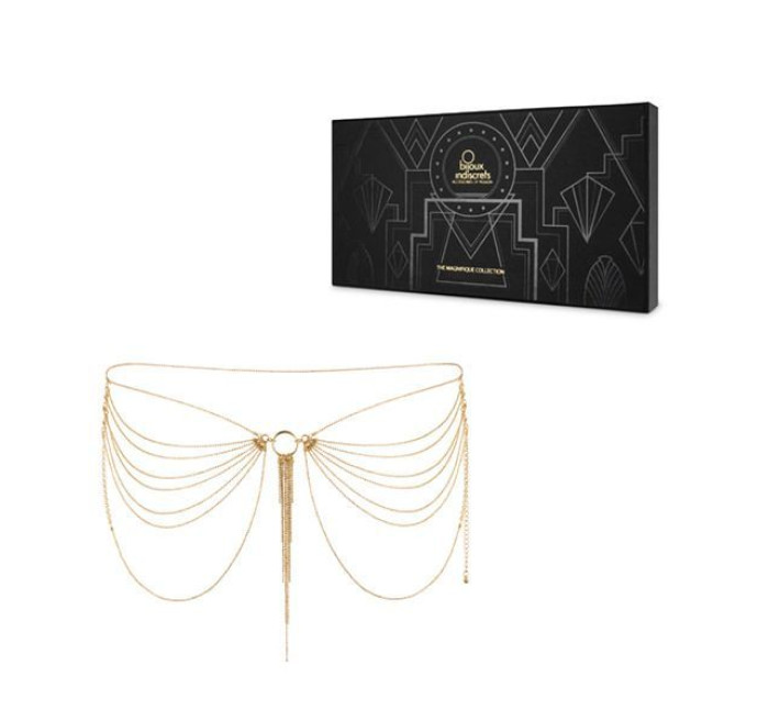 Ланцюжок трусики або ліф Bijoux Indiscrets MAGNIFIQUE Waist Chain Золотий